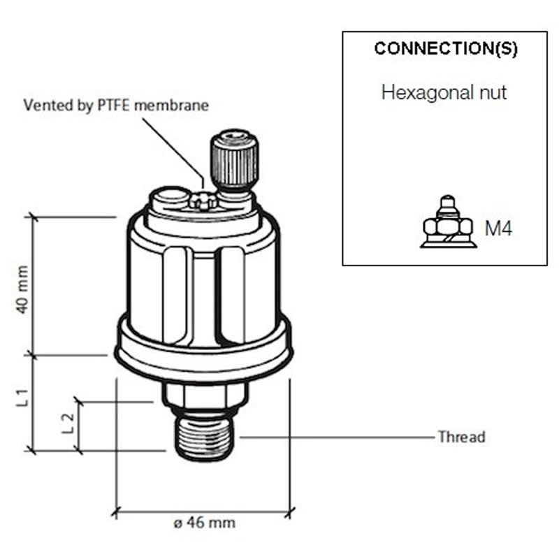 pressure senders 0-16 bar